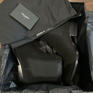 Saint laurent . YSL men . Size 43/10  suede